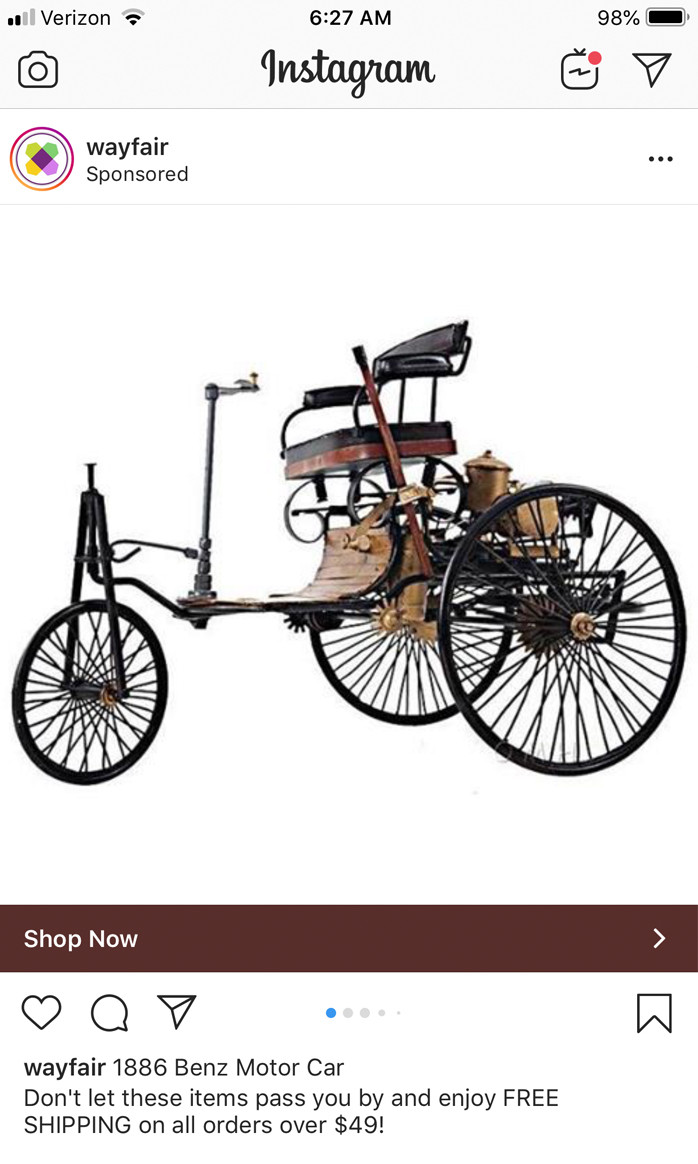 model 1886 motor car