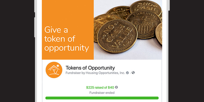 Give a Token of Opportunity ad for Housing Opportunnities