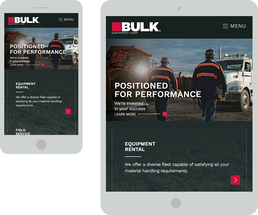 Bulk Responsive Website Design