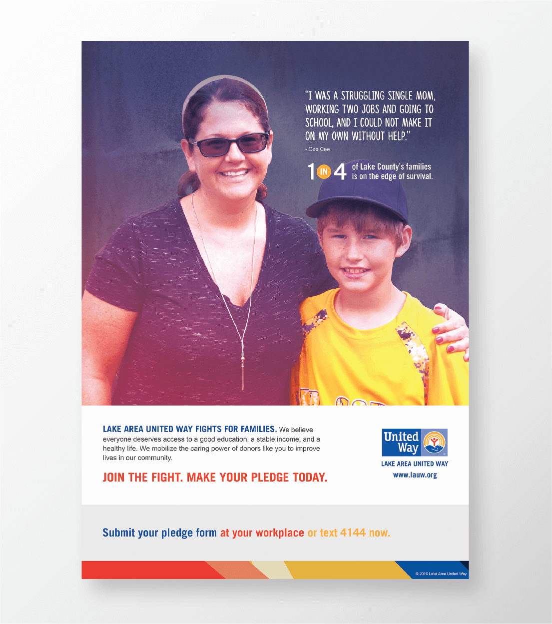 United Way print ad